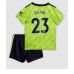 Billige Manchester United Luke Shaw #23 Tredjetrøye Barn 2022-23 Kortermet (+ korte bukser)